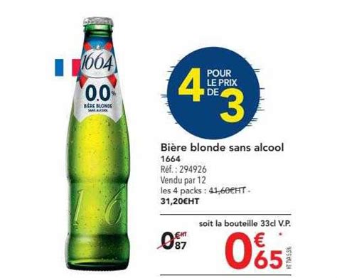 Promo Bi Re Blonde Sans Alcool Chez Metro Icatalogue Fr