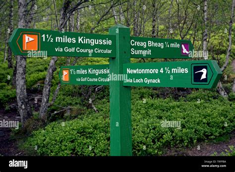 Cairngorms National Park Sign Hi Res Stock Photography And Images Alamy