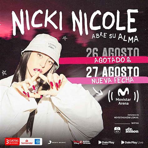 Nicki Nicole En Movistar Arena