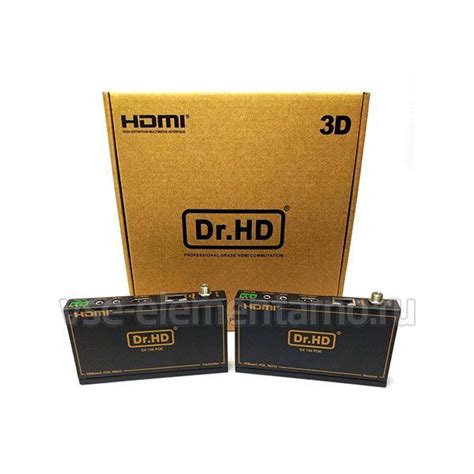 HDMI удлинитель по витой паре (UTP) Dr.HD EX 150 POE купить по выгодной ...