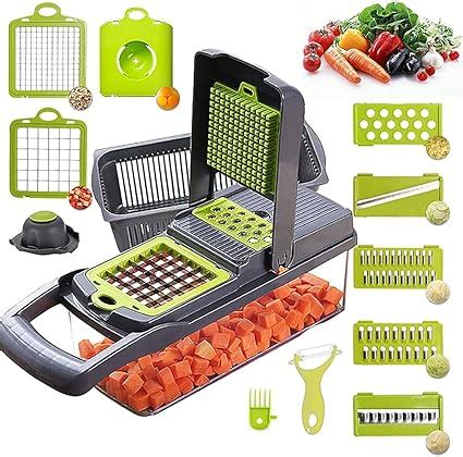 12 In 1 Mandolina Tritaverdure Taglia Verdure Manuale Professionale