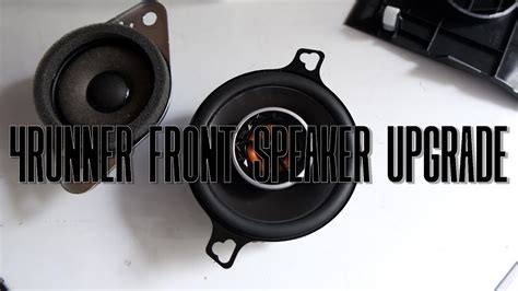 5th Gen Toyota 4runner Front Dash 3 5” Speaker Upgrade Youtube