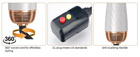 In Hair Dryer Brush Air Culer Wand Blow Dryer Brush Negative Ionic Hot Air Brush Curling