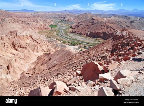 Volcanic Landscape And High Altitude Desert In The Atacama Desert