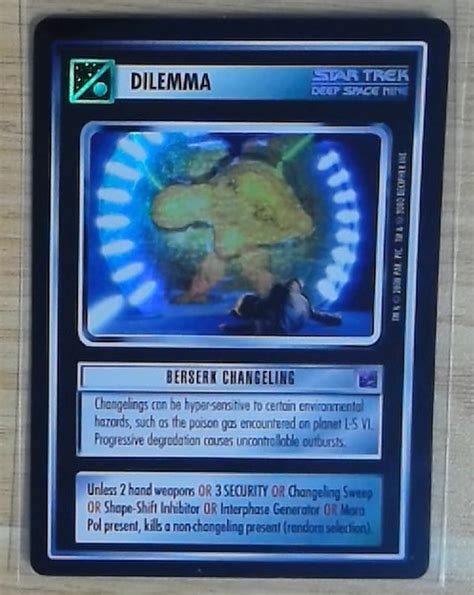 Star Trek Ccg Berserk Changeling 1e Tournament Foil Ebay