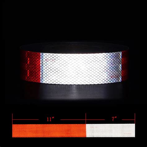 Mancai Custom Prismastic Dot C Reflective Tape Red And White Dot Retro