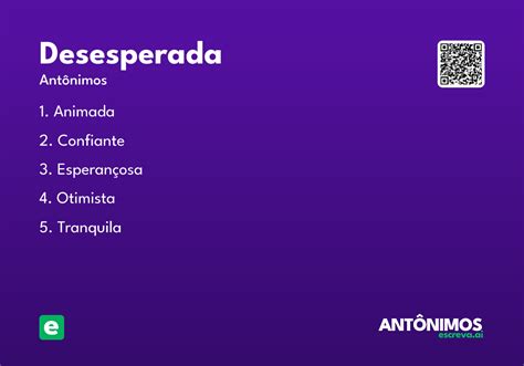 Como Se Escreve Desesperada - Desesperada - Significado e Sinônimo - escreva.ai