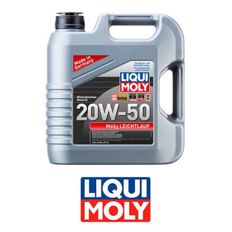 20W50 GALON MIN MOS2 LOW-VISCOSITY 5L LIQUI MOLY - Tellantas