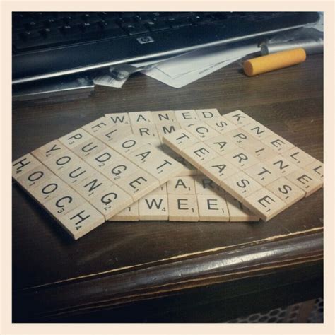 Scrabble Coasters