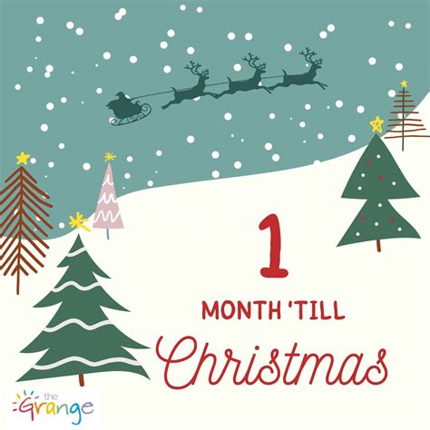 1 Month Till Christmas The Grange Centre For People With