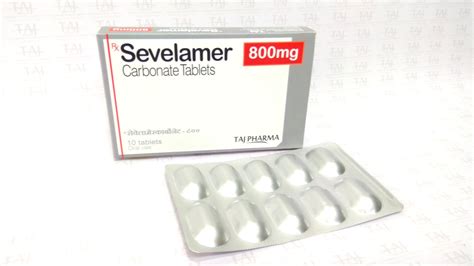 sevelamer carbonate tablets mg taj pharma taj generics