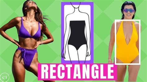 How To Find The Perfect Swimsuit For A Rectangle Body Shape Youtube