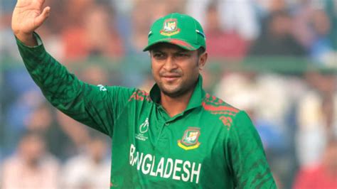 Mens Odi World Cup Shakib Al Hasan Ruled Out Due To Finger Injury