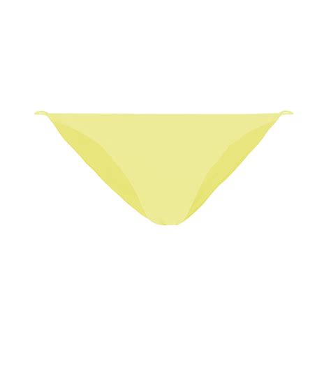 Micro Bare Minimum Bikini Bottoms In Yellow Jade Swim Mytheresa