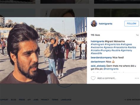 Hot Migrants Fit Refugee Instagram Account Controversy Marie Claire UK
