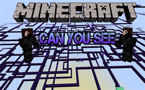 Can You See hardest Puzzle Adventure Map Minecraft Project