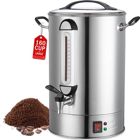 Amazon Nalison Commercial Coffee Urn 110 Cup 16L Fast Brew Stainless Steel Hot Beverage