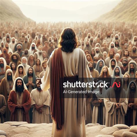 thousand jesus preaching royalty  images stock