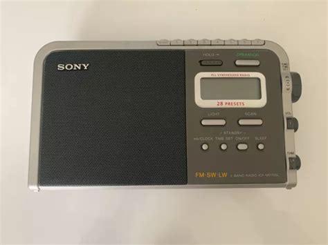 TRANSISTOR RADIO SONY Poste Portable ICF M770SL FM SW LW Bon état