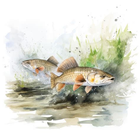 Premium Ai Image Majestic Barbel Fish A Serene Portrait In