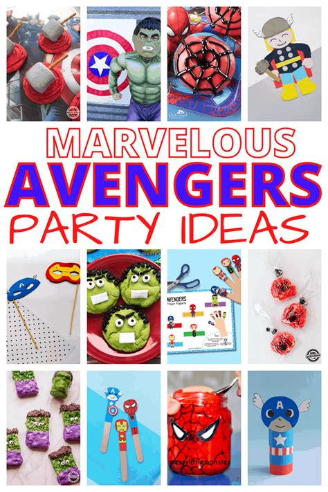 Awesome Avengers Party Ideas - Big Family Blessings