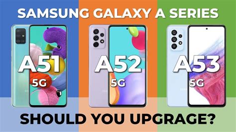 Samsung Galaxy A51 Vs A52 Vs Samsung A53 5g Smartphone Specs