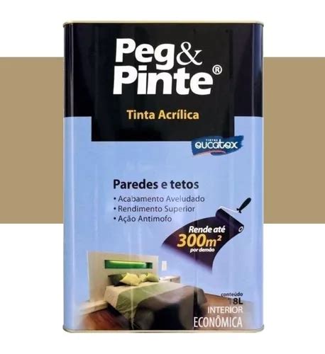 Tinta Acr Lica Eucatex Peg Pinte Litros Amarelo Camur A Frete Gr Tis