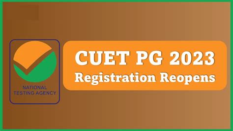 Cuet Pg 2023 Registration Process Reopened Check Application Dates Exam Dates And Pattern