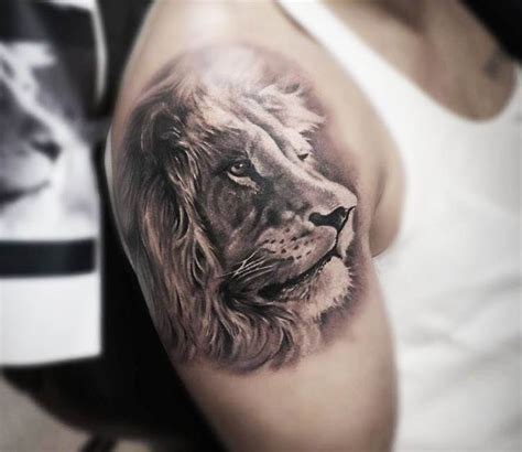 Lion Tattoo By Kris Busching Post