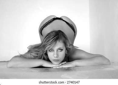 Sexy Woman Lingerie Black White Photo Stock Photo Shutterstock