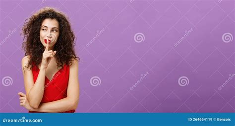 Keep It Secret Babe Confident And Tricky Caucasian Female With Curly