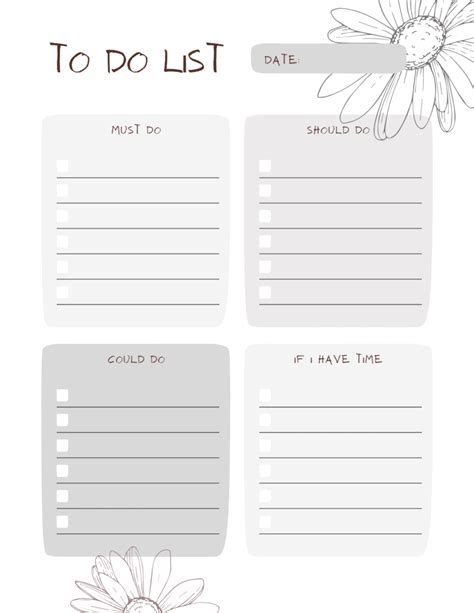 Free Printable To Do Lists Printable To Do Lists The Best Porn Website