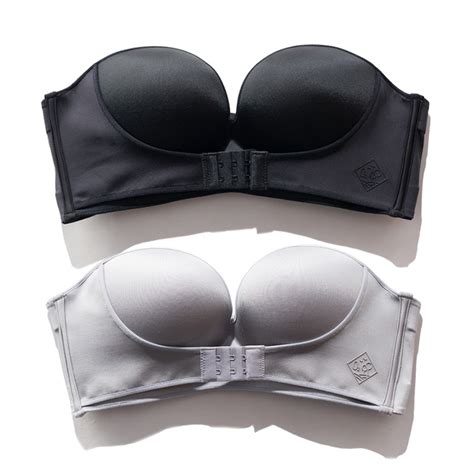 32 38AB 32 38C Strapless Women Bra Comfort Soft Sexy Wireless Lingerie Adjustable Push Up Youth