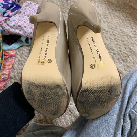 Chinese Laundry Shoes Nude Color Chinese Laundry Peep Toe Stilettos