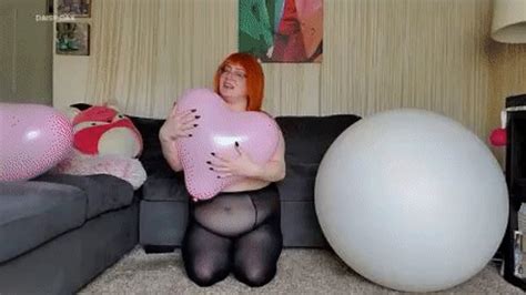 BBW Balloon Pantyhose Pop Bounce HD Daisy Dax Clips Sale