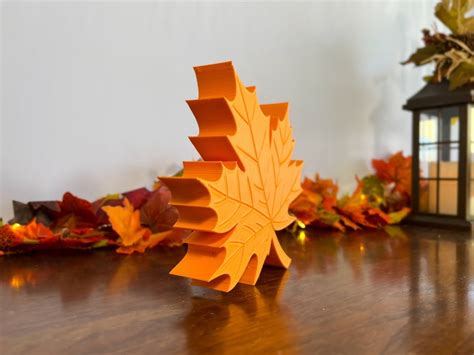 Maple Leaf 5 Pack Colorful Home Autumn Decor Fall Farmhouse Etsy