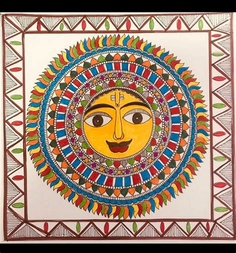 Radha Krishna Madhubani Painting X Cms International Indian