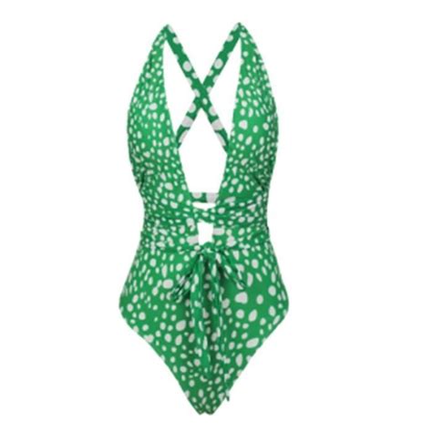 MAILLOT DE BAIN Femme Boheme Nouvelle Mode Bikini Glamour Elegant Imprime 342 Blanc