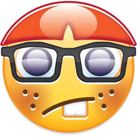 Smiley Emoji Nerd Goggles Smiley Png Download 720720 Free