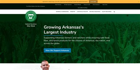 Arkansas Department Of Agriculture Launches New Website