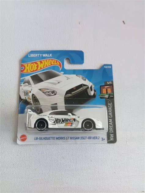 HOT WHEELS NISSAN R35 GTR 35GT RR VER 2 LB Silhouette Works GT White 154 250 8 00 PicClick UK