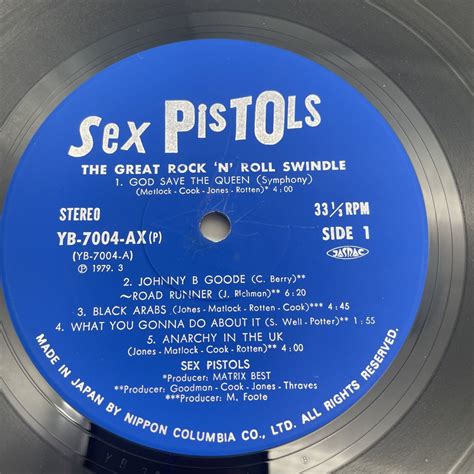 初回ポスター付 セックス ピストルズ SEX PISTOLS THE GREAT ROCK N ROLL SWINDLE ピストルズ栄光の伝説 LP レコード Sex Pistols