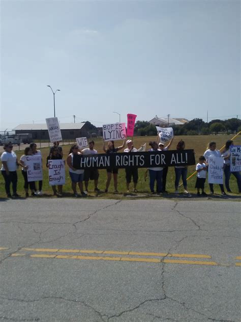 North Texas Families Protest Conditions in Storm Damaged Texas Prison
