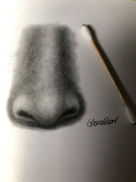 How To Draw A Realistic Nose With Pencil