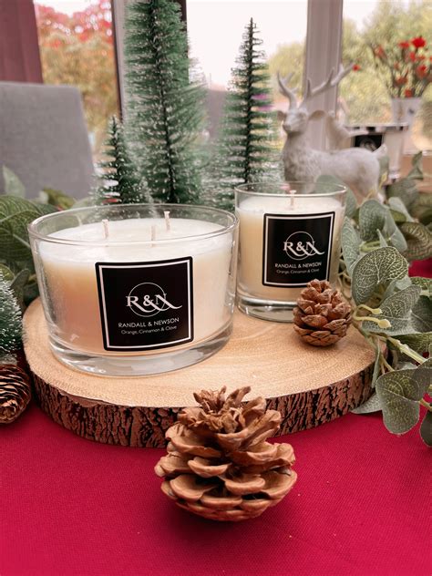Orange Cinnamon And Clove Candles Randall And Newson