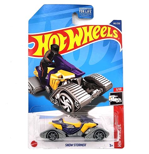 Базовая машинка Hot Wheels SNOW STORMER желто фиолетовая Хот Вилс Mattel арт 5785 HCW54
