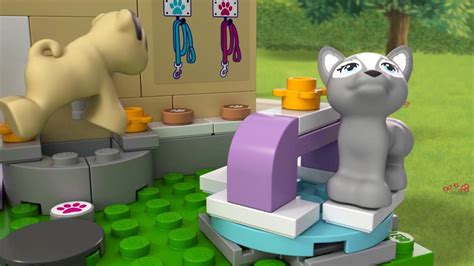 LEGO Friends 41124 Детский сад для щенков - YouTube