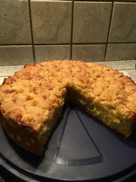 Marzipan Apfelkuchen Mit Streuseln Von Alina St Chefkoch De