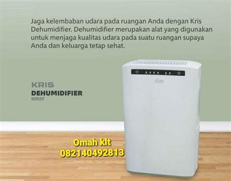 Jual Dehumidifier Alat Serap Lembab Penyerap Kelembaban KRIS 16liter Di