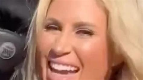 Karin Hart Looks Stunning In A Gold Bikini While A Golf Influencer Teases That She Has One